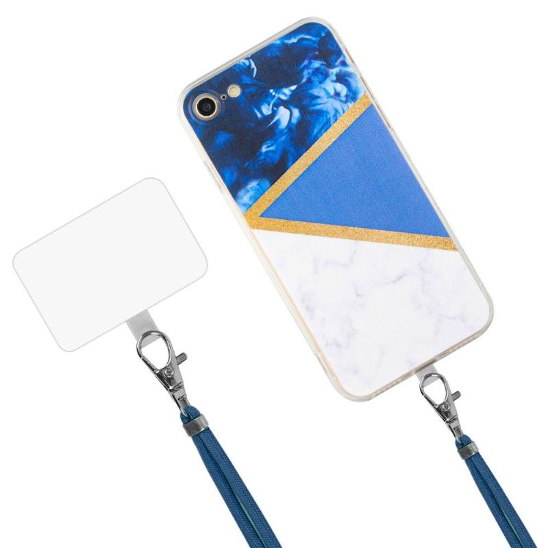 Coque iPhone SE 2022 / 2020 MIRABELLE à Cordon