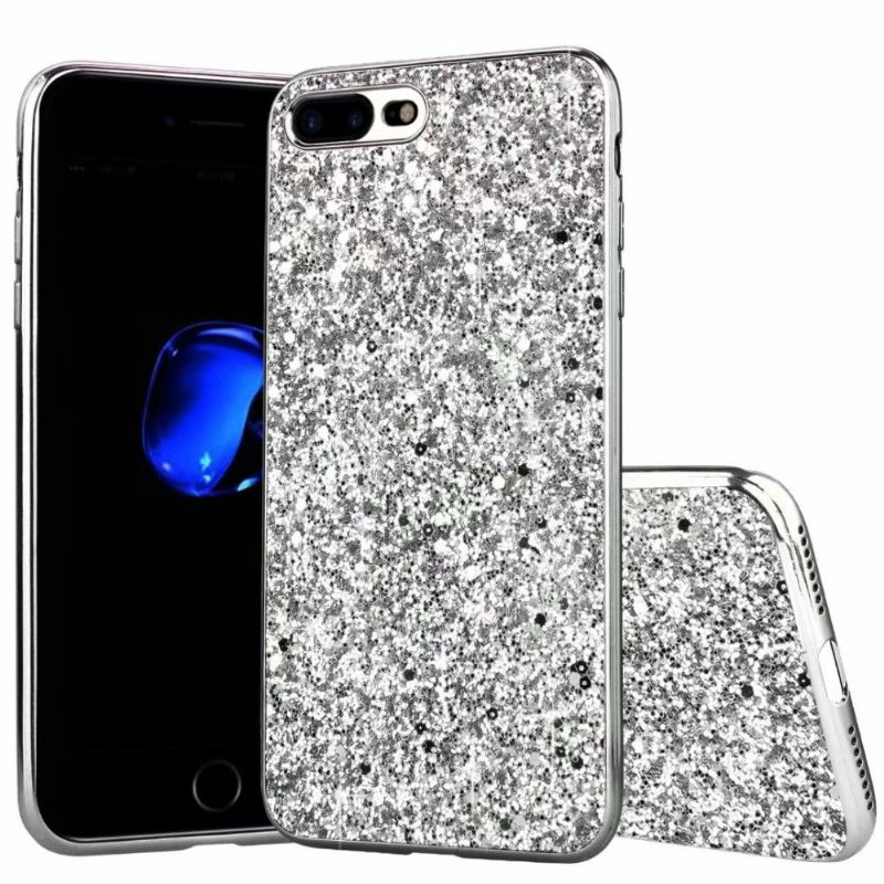 Coque iPhone SE 2022 / 2020 paillettes glamour