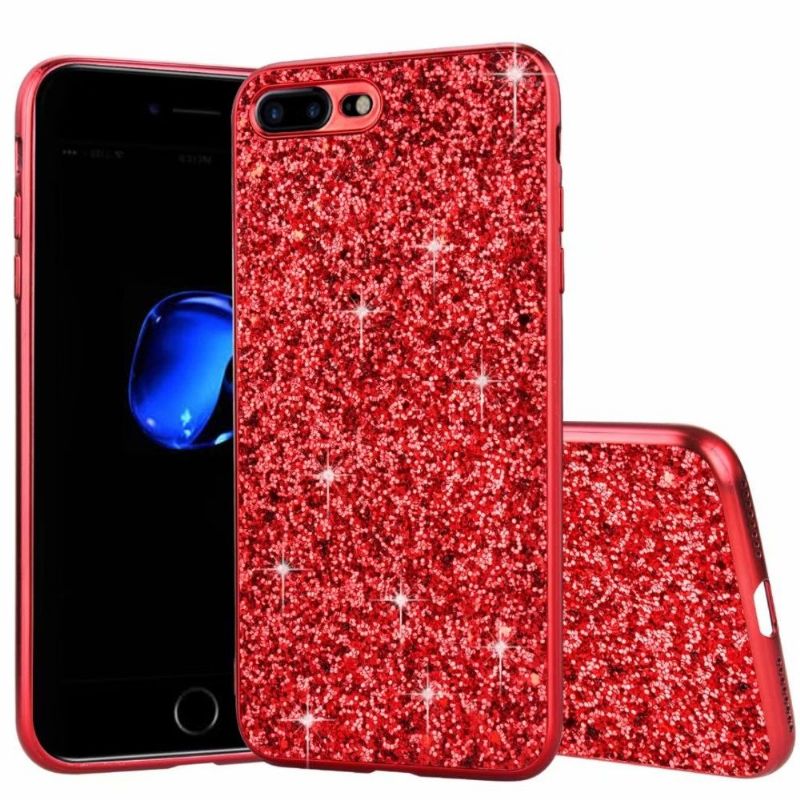 Coque iPhone SE 2022 / 2020 paillettes glamour