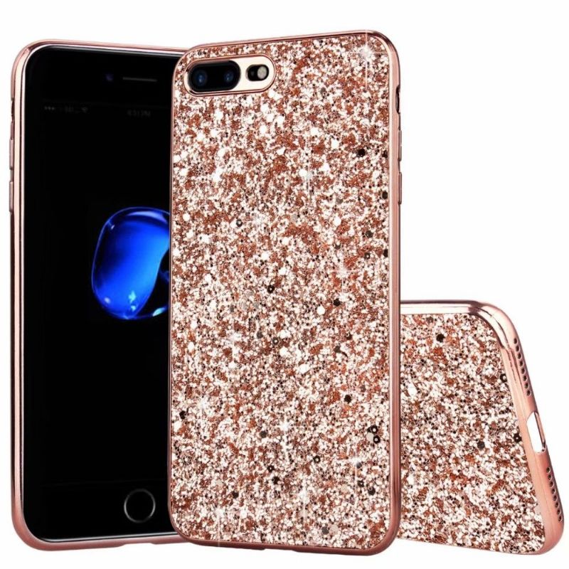 Coque iPhone SE 2022 / 2020 paillettes glamour