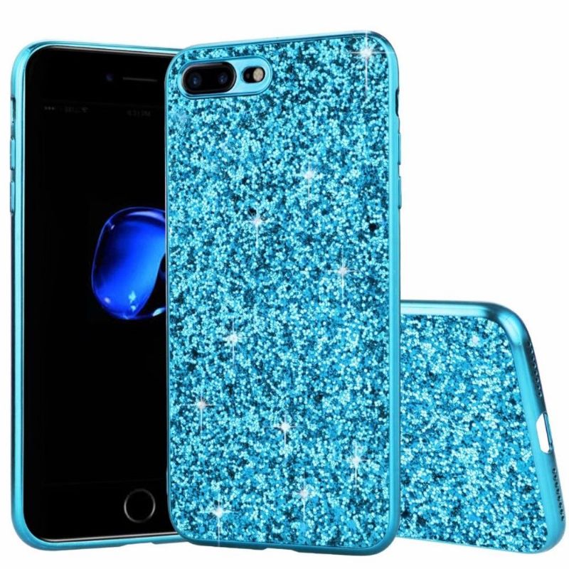 Coque iPhone SE 2022 / 2020 paillettes glamour