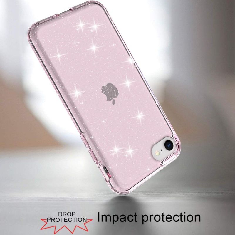 Coque iPhone SE 2022 / 2020 Paillettes Scintillantes