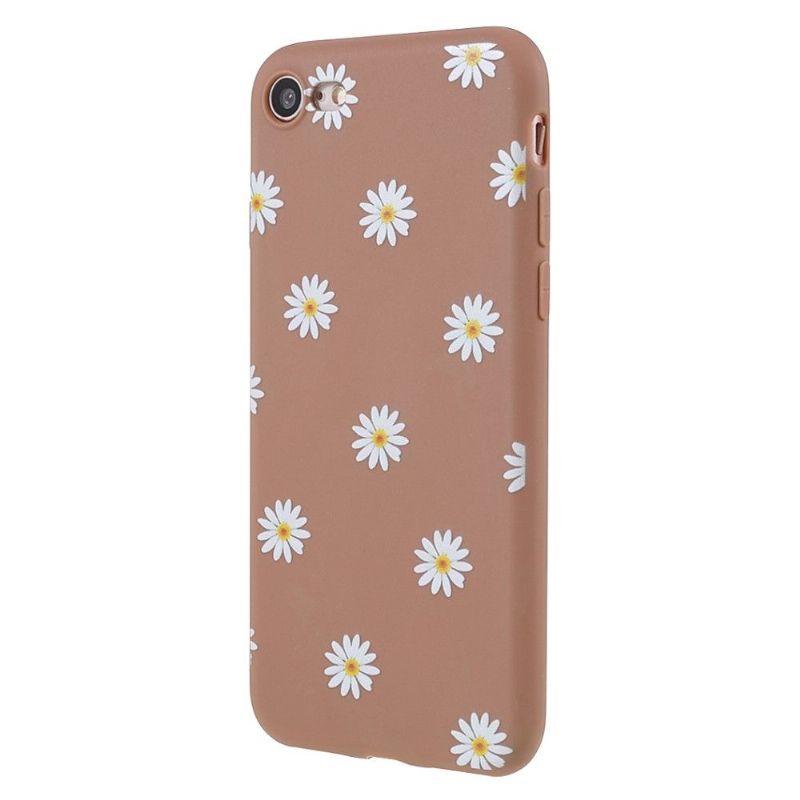 Coque iPhone SE 2022 / 2020 Silicone Marguerites