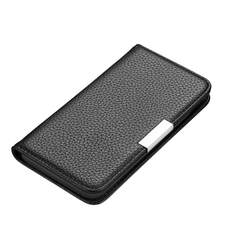 Flip cover iPhone SE 2022 / 2020 / 8 / 7 simili cuir texturé