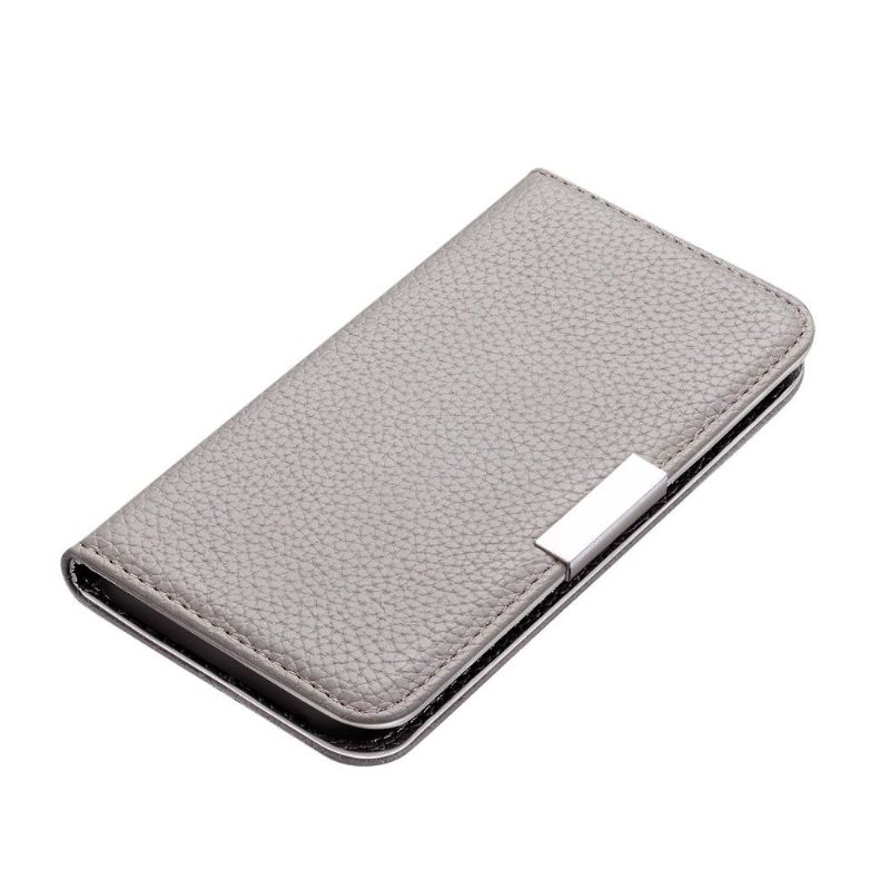 Flip cover iPhone SE 2022 / 2020 / 8 / 7 simili cuir texturé