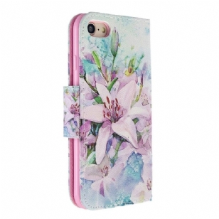 Housse iPhone SE 2022 / 2020 Lily Fleur