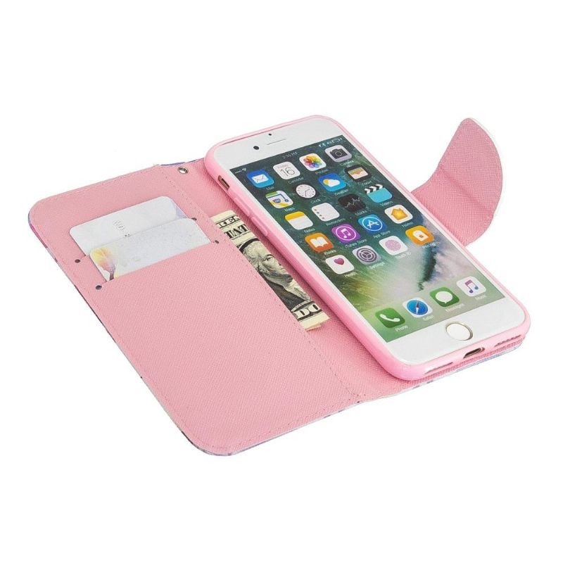 Housse iPhone SE 2022 / 2020 Lily Fleur