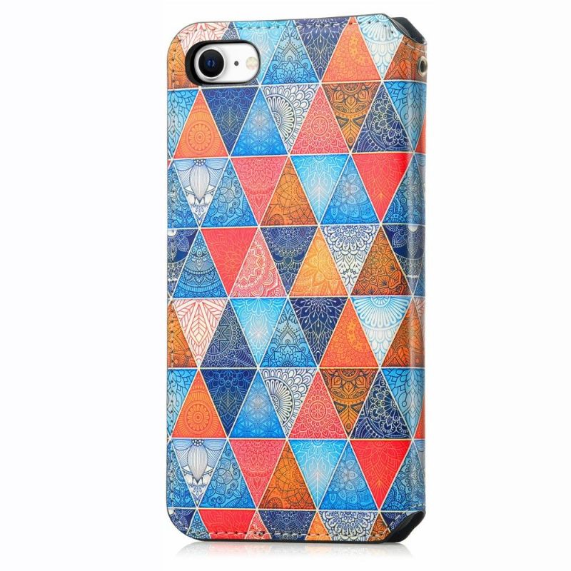 Housse iPhone SE 2022 / 2020 Mandala Kaléidoscope