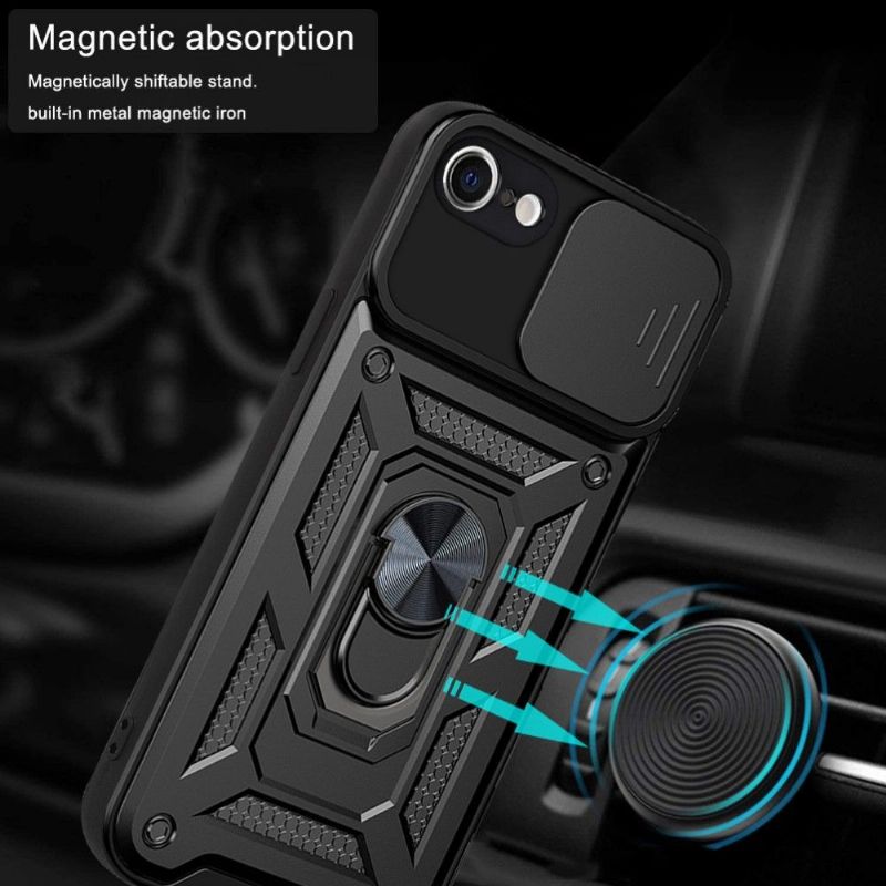 iPhone SE 2022 / 2020 - Coque Camera Slide Fonction Support