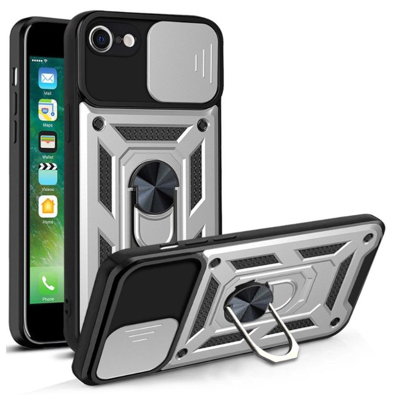 iPhone SE 2022 / 2020 - Coque Camera Slide Fonction Support