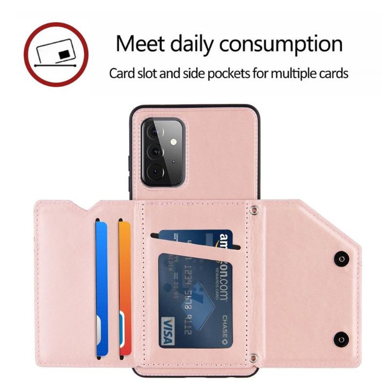 Coque Samsung Galaxy A72 4G / A72 5G AUDE Lanière multi compartiments