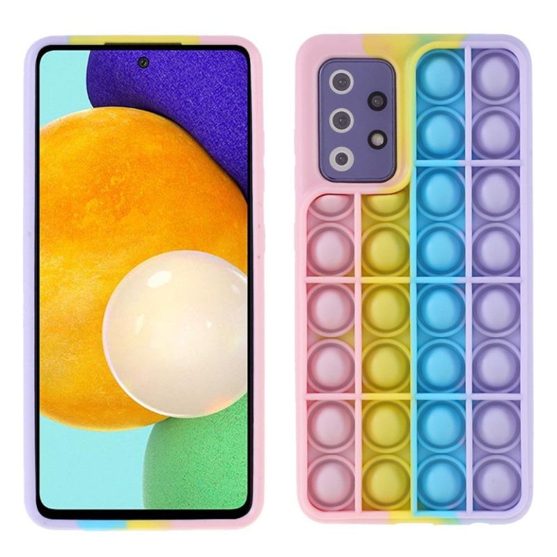 Coque Samsung Galaxy A72 4G / A72 5G Pop It Fidget Toy - Multicolore