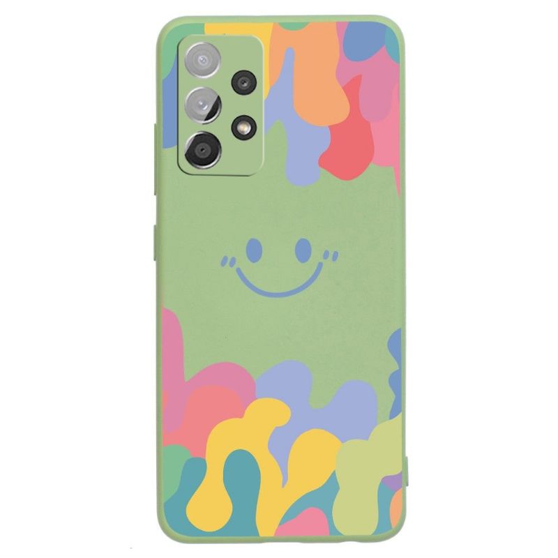 Coque Samsung Galaxy A72 4G / A72 5G Splash Smiling en silicone