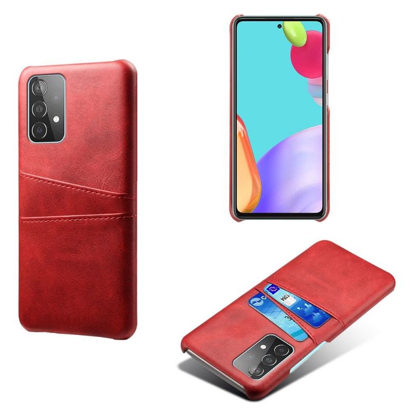 Coque Samsung Galaxy A72 5G / A72 4G Mélodie Effet Cuir Porte Cartes