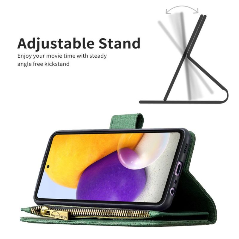 Housse portefeuille Samsung Galaxy A72 4G / A72 5G papillons volants