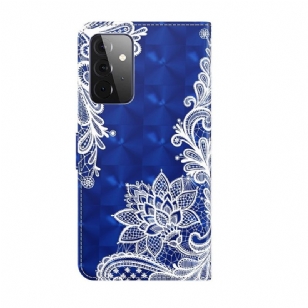 Housse Samsung Galaxy A72 4G / A72 5G Fleur de dentelle