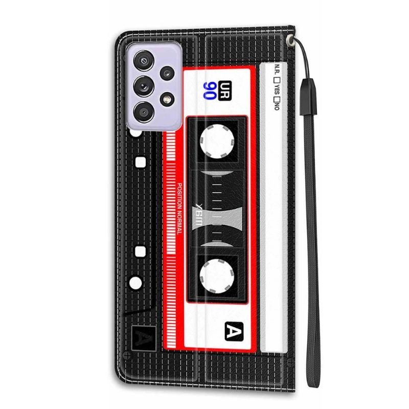 Housse Samsung Galaxy A72 5G / A72 4G Cassette audio