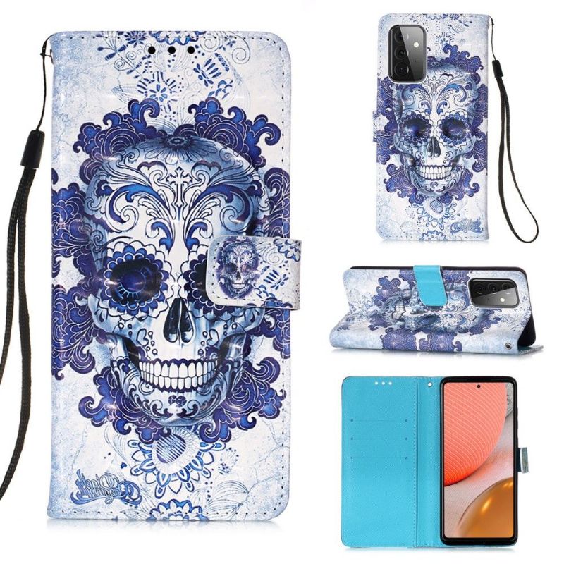 Housse Samsung Galaxy A72 5G / 4G motif calavera