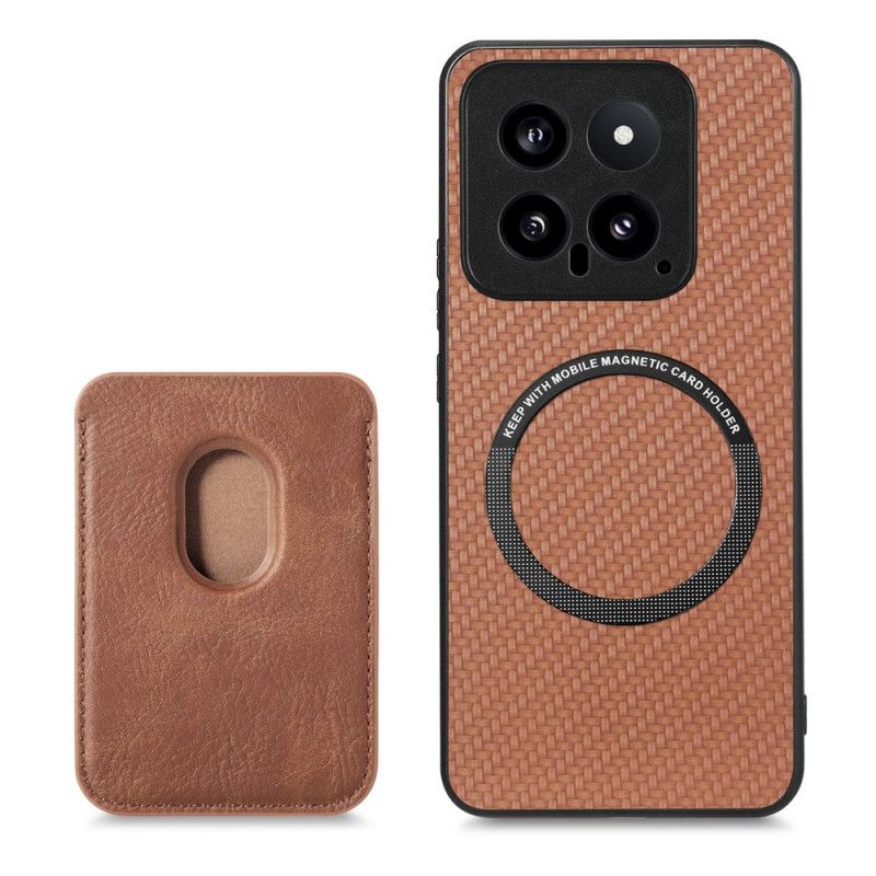 Coque Xiaomi 14 Porte-Cartes Détachable Magnétique