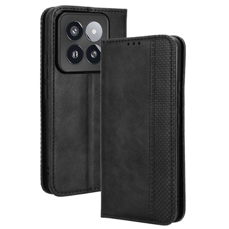 Flip Cover Xiaomi 14 Pro Simili Cuir Vintage