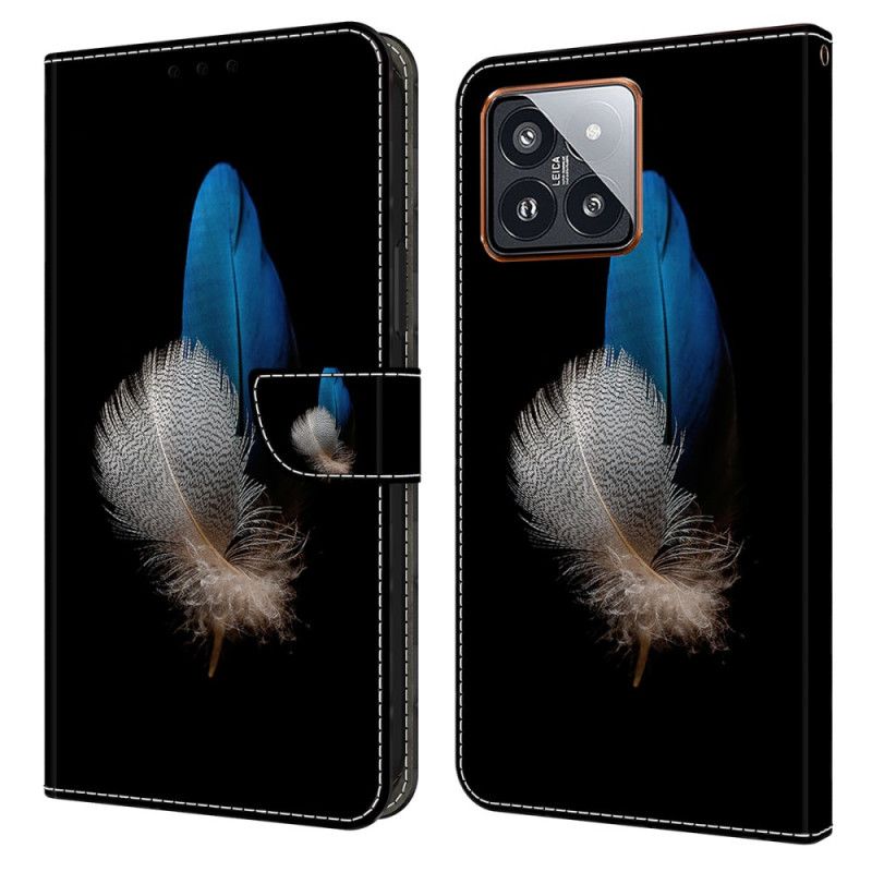 Housse Xiaomi 14 Pro Deux Plumes