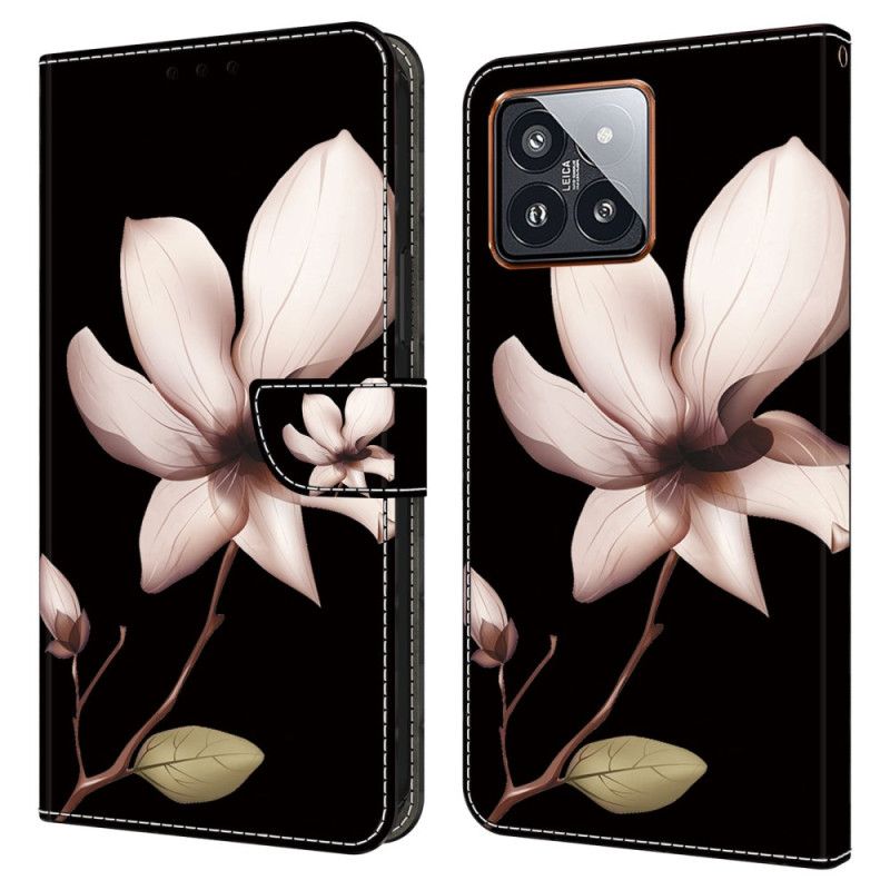 Housse Xiaomi 14 Pro Fleur Rose