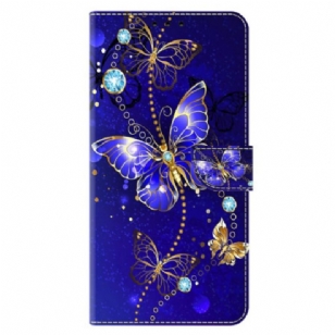 Housse Xiaomi 14 Pro Papillons Diamants