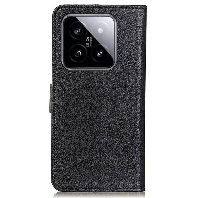 Housse Xiaomi 14 Pro Simili Cuir Traditionnel