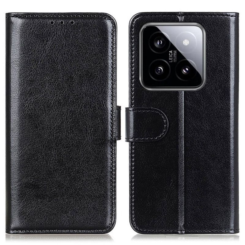 Housse Xiaomi 14 Pro Simili Cuir Verni