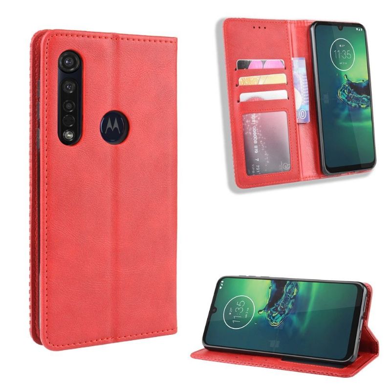 Étui Motorola Moto G8 Plus Le Cirénius Style Cuir