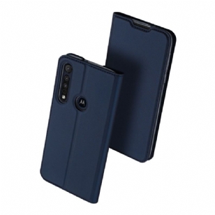 Housse Motorola Moto G8 Plus Effet Satiné Porte Carte