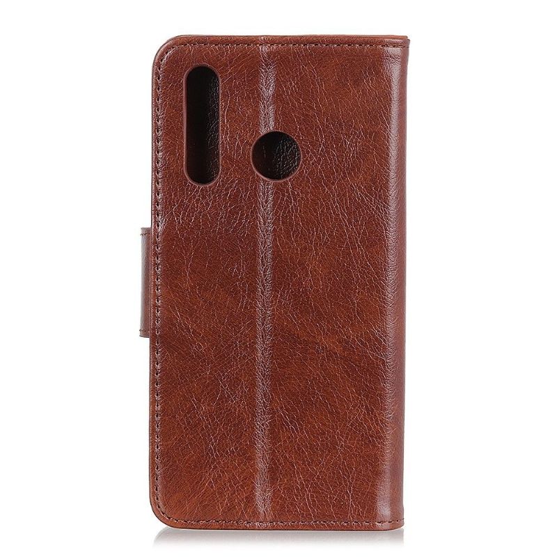 Housse Motorola Moto G8 Plus Style Cuir Vieilli