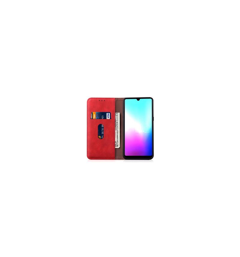 Housse Huawei Mate 20 Effet Cuir Smart Rétro