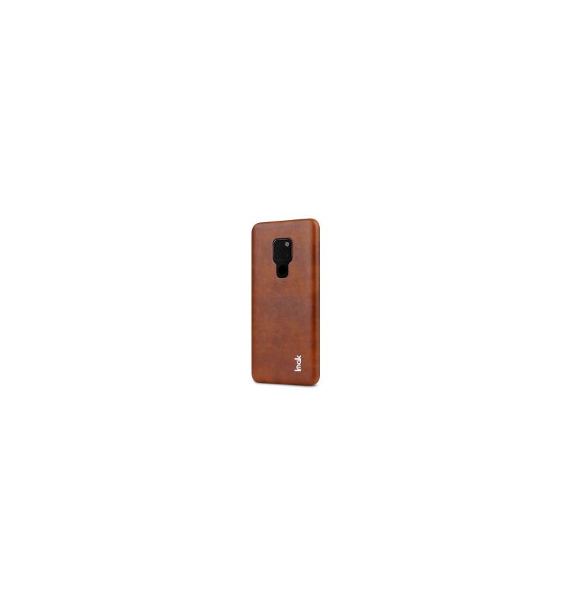 Huawei Mate 20 - Coque imak imitation cuir - Marron