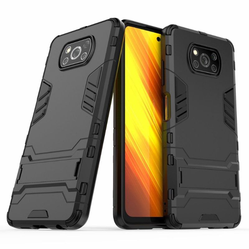 Coque Xiaomi Poco X3 / X3 Pro / X3 NFC cool guard antichoc avec support intégré