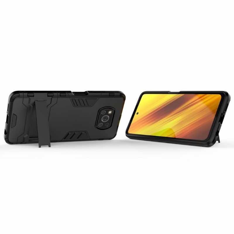 Coque Xiaomi Poco X3 / X3 Pro / X3 NFC cool guard antichoc avec support intégré