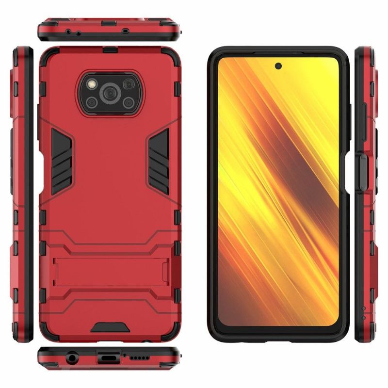 Coque Xiaomi Poco X3 / X3 Pro / X3 NFC cool guard antichoc avec support intégré