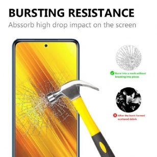 Films protecteurs Xiaomi Poco X3 NFC en verre trempé (2 pièces)