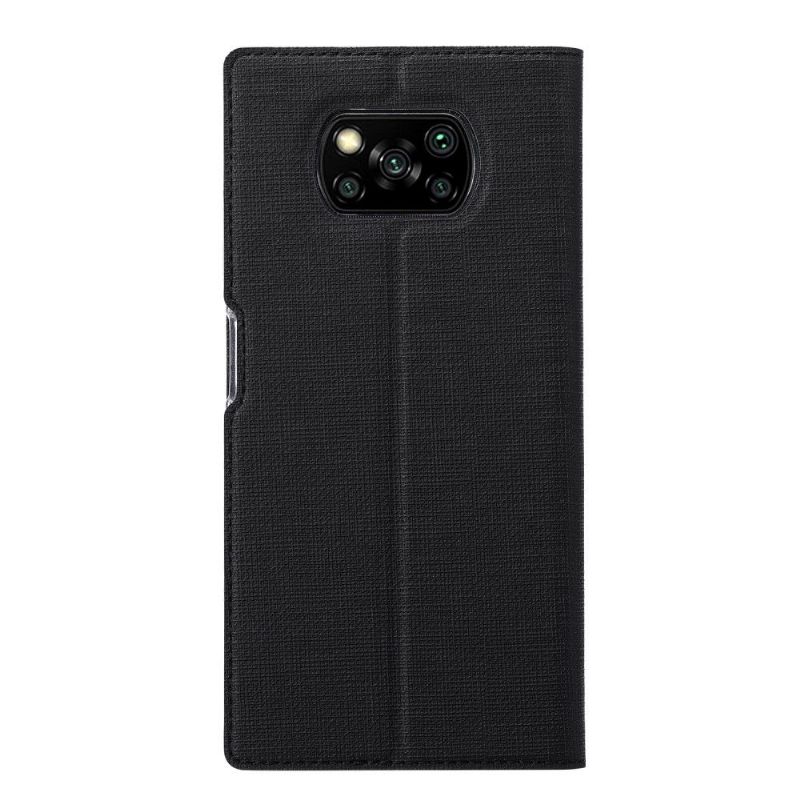 Housse Xiaomi Poco X3 NFC croisillons fonction support