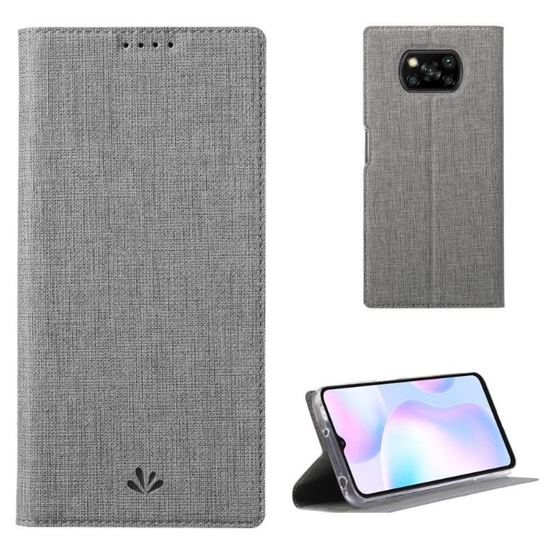 Housse Xiaomi Poco X3 NFC croisillons fonction support