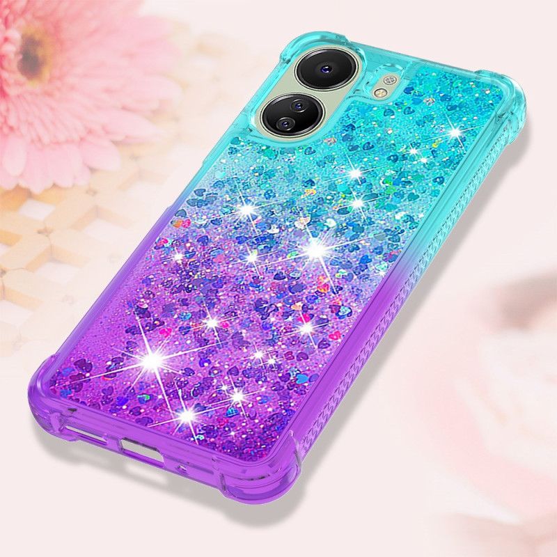 Coque Xiaomi Redmi 13C 4G/5G/Poco C65 Dégradé Paillettes