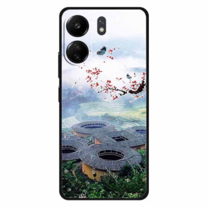 Coque Xiaomi Redmi 13C / Poco C65 Maison en Terre Hakka