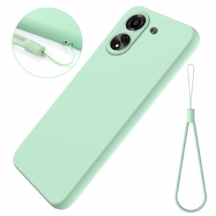 Coque Xiaomi Redmi 13C / Poco C65 Silicone Liquide à Lanière