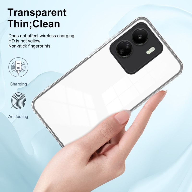 Coque Xiaomi Redmi 13C / Poco C65 transparente Rebords Coloré