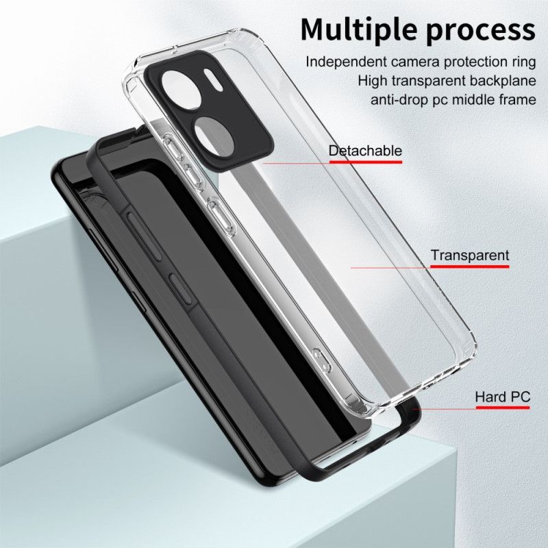 Coque Xiaomi Redmi 13C / Poco C65 transparente Rebords Coloré