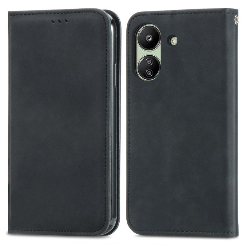 Flip Cover Xiaomi Redmi 13C 4G/5G/Poco C65 Style Cuir Classique