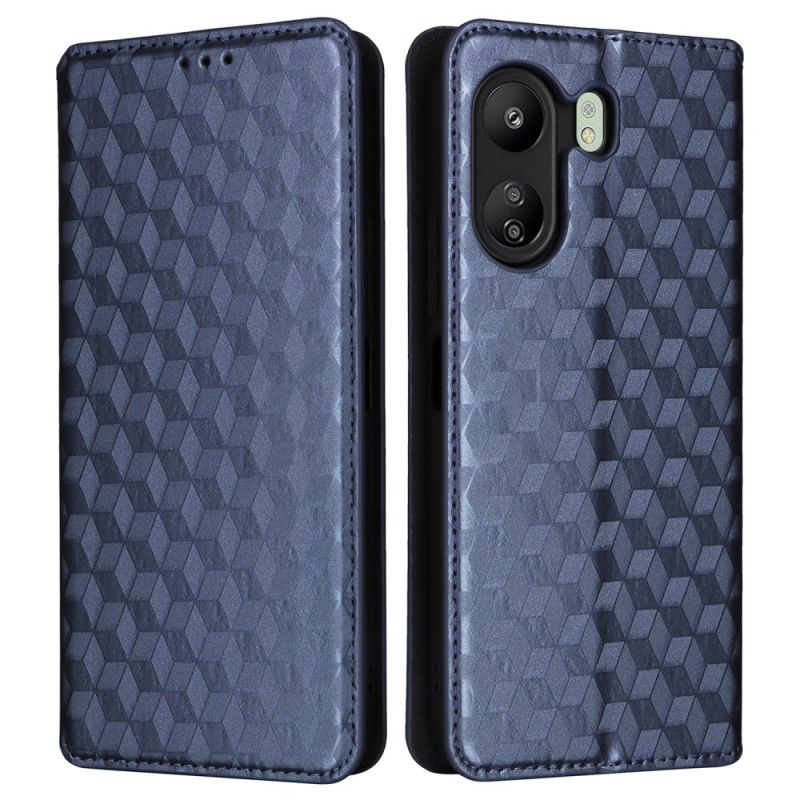 Flip Cover Xiaomi Redmi 13C / Poco C65 Losanges 3D