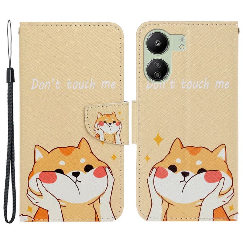 Housse Xiaomi Redmi 13C 4G/5G/Poco C65 Don't Touch Me