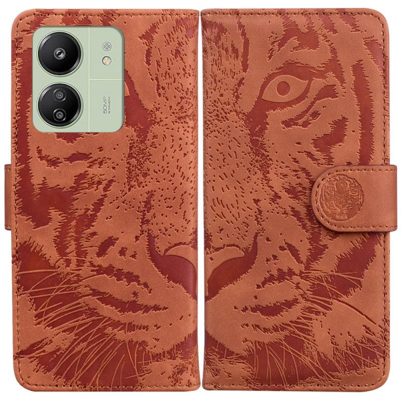 Housse Xiaomi Redmi 13C 4G/5G/Poco C65 Empreinte Tigre