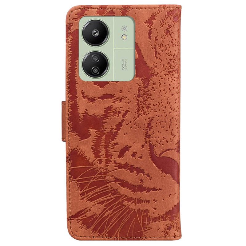 Housse Xiaomi Redmi 13C 4G/5G/Poco C65 Empreinte Tigre